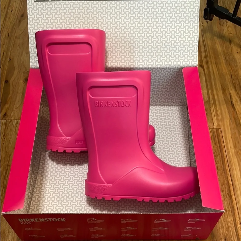 Birkenstock Kids Bright Pink Rain Boots